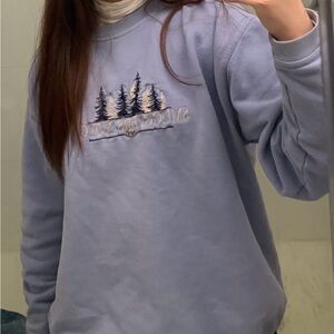 Periwinkle coloured crewneck